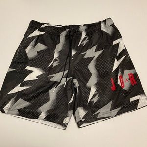 Air Jordan Black White Grey Shorts